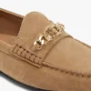Mocassins en daim à maillons Mocassins en daim à maillons