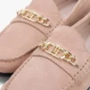 Mocassins en daim à maillons Mocassins en daim à maillons