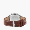 Montre chronographe à bracelet en cuir de 40 mm