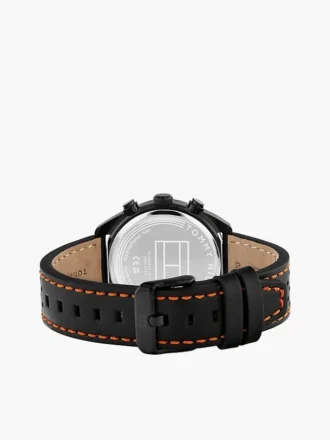 Montre chronographe à bracelet en cuir de 40 mm