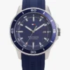 Montre chronographe à bracelet en silicone 43 mm