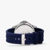 Montre chronographe à bracelet en silicone 43 mm