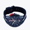 Montre de sport 46 mm avec bracelet en silicone
