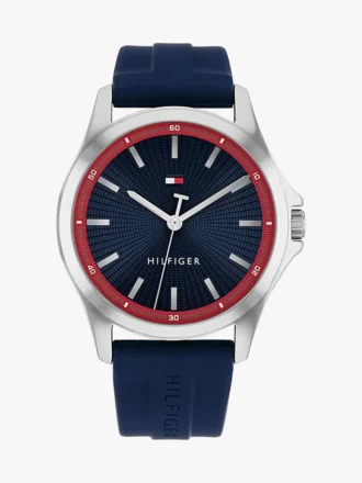 Montre de sport à bracelet en silicone de 43 mm