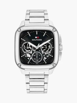 Montre de sport à cadran squelette rectangulaire de 37 mm Montre de sport à cadran squelette rectangulaire de 37 mm