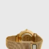 Montre dorée avec bracelet magnétique