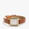 Montre habillée à bracelet en cuir de 24 mm Montre habillée à bracelet en cuir de 24 mm