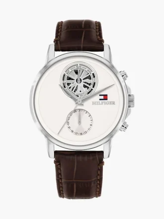 Montre habillée à bracelet en cuir de 40 mm Montre habillée à bracelet en cuir de 40 mm