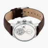 Montre habillée à bracelet en cuir de 40 mm Montre habillée à bracelet en cuir de 40 mm