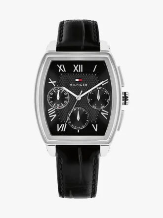 Montre multifonction à bracelet en cuir 36 mm