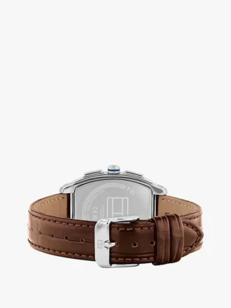 Montre multifonction à bracelet en cuir de 36 mm