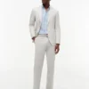 Pantalon ajusté en dobby New York Label Pantalon ajusté en dobby New York Label