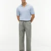 Pantalon ample en mélange coton-lin Pantalon ample en mélange coton-lin