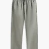 Pantalon ample en mélange coton-lin Pantalon ample en mélange coton-lin