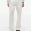 Pantalon ample à plis et toucher papier Pantalon ample à plis et toucher papier
