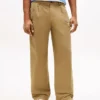 Pantalon ample à plis et toucher papier Pantalon ample à plis et toucher papier