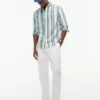 Pantalon chino Flex teint en pièce New York Label Pantalon chino Flex teint en pièce New York Label