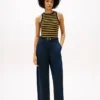 Pantalon chino à plis en sergé Pantalon chino à plis en sergé