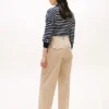 Pantalon chino à plis en sergé Pantalon chino à plis en sergé