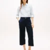 Pantalon chino à taille haute et jambes larges Pantalon chino à taille haute et jambes larges