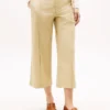 Pantalon chino à taille haute et jambes larges Pantalon chino à taille haute et jambes larges