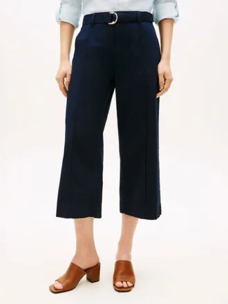 Pantalon chino à taille haute et jambes larges Pantalon chino à taille haute et jambes larges