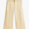 Pantalon chino à taille haute et jambes larges Pantalon chino à taille haute et jambes larges