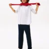 Pantalon décontracté en lin mélangé pour enfant