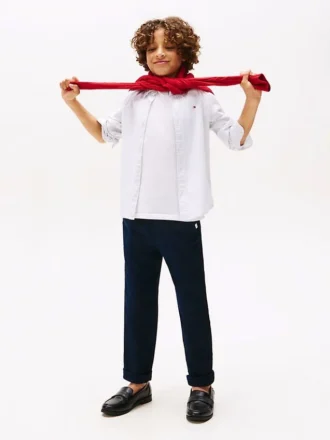 Pantalon décontracté en lin mélangé pour enfant