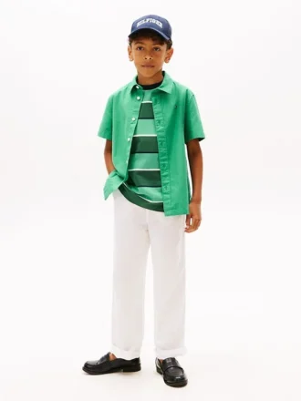 Pantalon décontracté en lin mélangé pour enfant