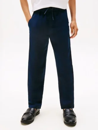 Pantalon décontracté en lin mélangé pour enfant