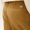Pantalon de charpentier coupe classique teint en pièce