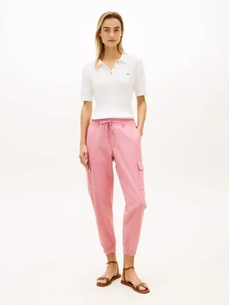 Pantalon de jogging cargo en coton stretch Pantalon de jogging cargo en coton stretch