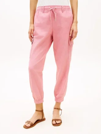 Pantalon de jogging cargo en coton stretch Pantalon de jogging cargo en coton stretch