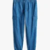 Pantalon de jogging cargo en coton stretch Pantalon de jogging cargo en coton stretch