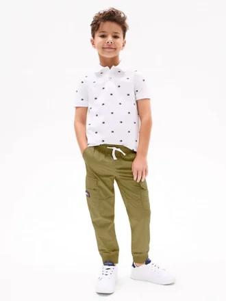 Pantalon de jogging cargo extensible pour enfant