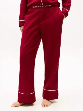 Pantalon de pyjama en flanelle à chevrons