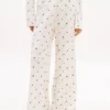 Pantalon de pyjama en jersey à imprimé floral Pantalon de pyjama en jersey à imprimé floral