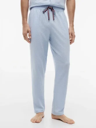 Pantalon de pyjama en seersucker