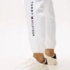 Pantalon de survêtement avec logo Tommy brodé Pantalon de survêtement avec logo Tommy brodé
