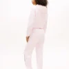 Pantalon de survêtement avec logo Tommy brodé Pantalon de survêtement avec logo Tommy brodé