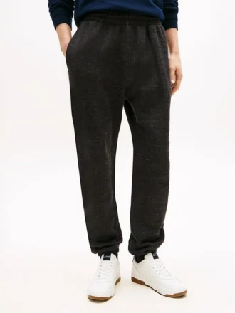 Pantalon de survêtement chiné avec logo Hilfiger Crest