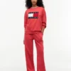 Pantalon de survêtement à coupe droite Pantalon de survêtement à coupe droite