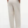 Pantalon de survêtement en tissu éponge à logo script décontracté Pantalon de survêtement en tissu éponge à logo script décontracté