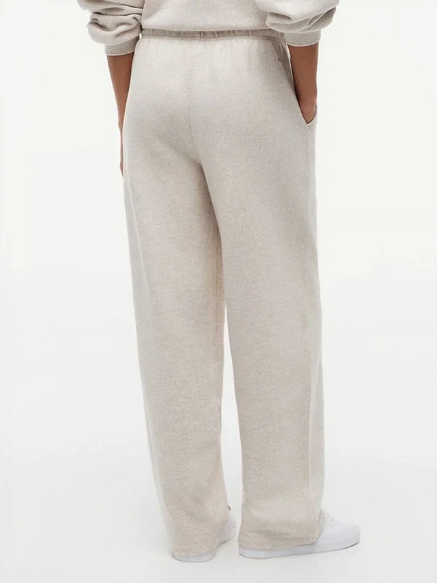Pantalon de survêtement en tissu éponge à logo script décontracté Pantalon de survêtement en tissu éponge à logo script décontracté