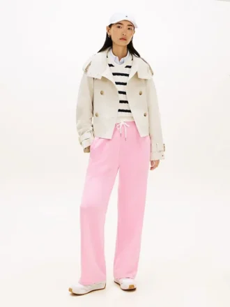 Pantalon de survêtement à jambes larges et intérieur brossé