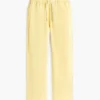 Pantalon de survêtement à jambes larges et intérieur brossé Pantalon de survêtement à jambes larges et intérieur brossé