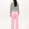 Pantalon de survêtement à jambes larges et intérieur brossé Pantalon de survêtement à jambes larges et intérieur brossé