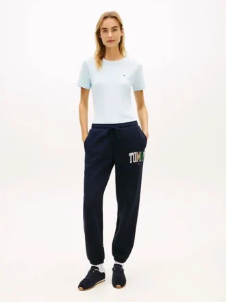 Pantalon de survêtement multicolore avec logo Tommy Pantalon de survêtement multicolore avec logo Tommy