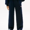 Pantalon de survêtement pour enfant avec logo drapeau ondulé Pantalon de survêtement pour enfant avec logo drapeau ondulé